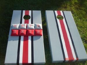 Buckeyes Fan Game Boards with O-H-I-O Lettered Bags