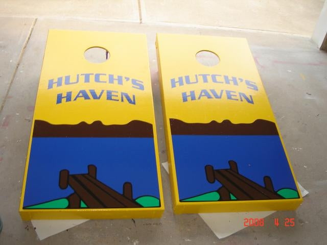 Custom Cornhole Sets Picture Gallery