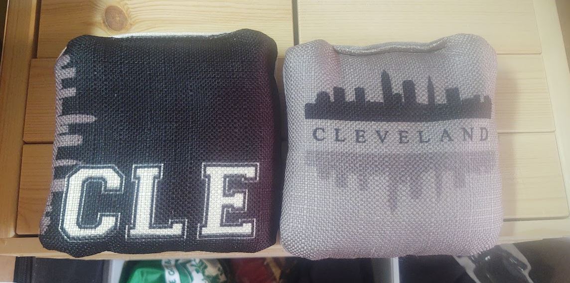 Cleveland Custom Skyline Corn Hole Set