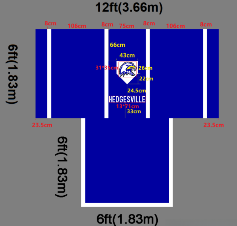 Custom Turf Batters Box and Catchers Area