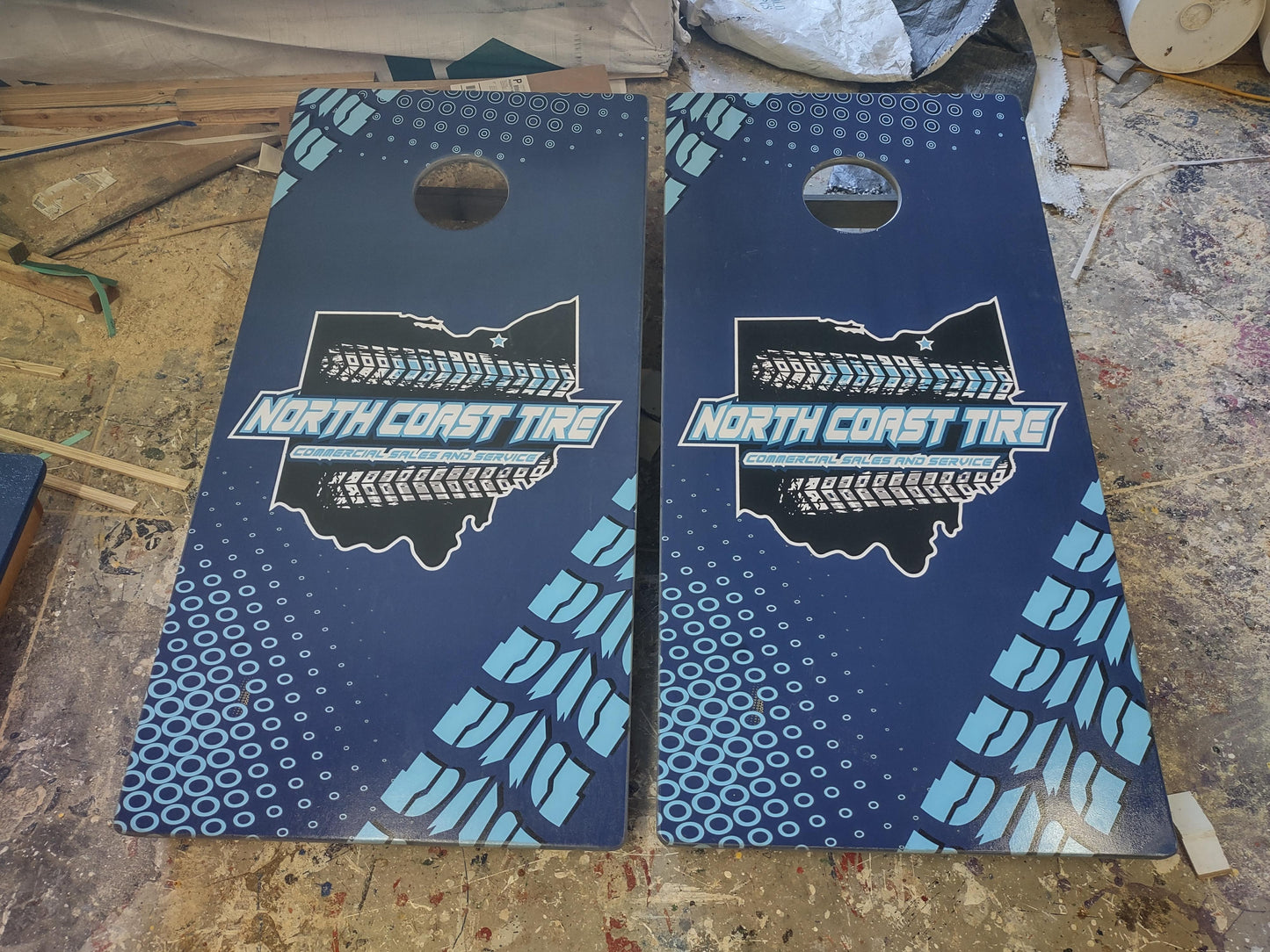 Customized Corporate Logo Corn Hole Set - Boards and Bags