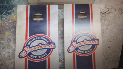 Customized Corporate Logo Corn Hole Set - Boards and Bags