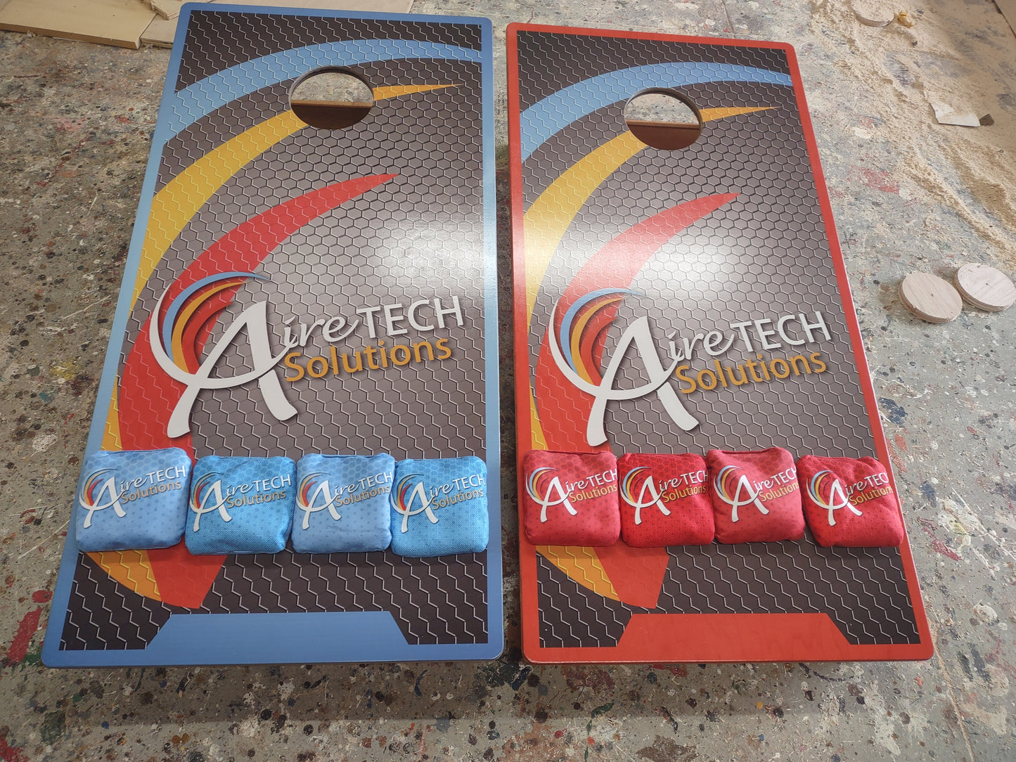 Customized Corporate Logo Corn Hole Set - Boards and Bags