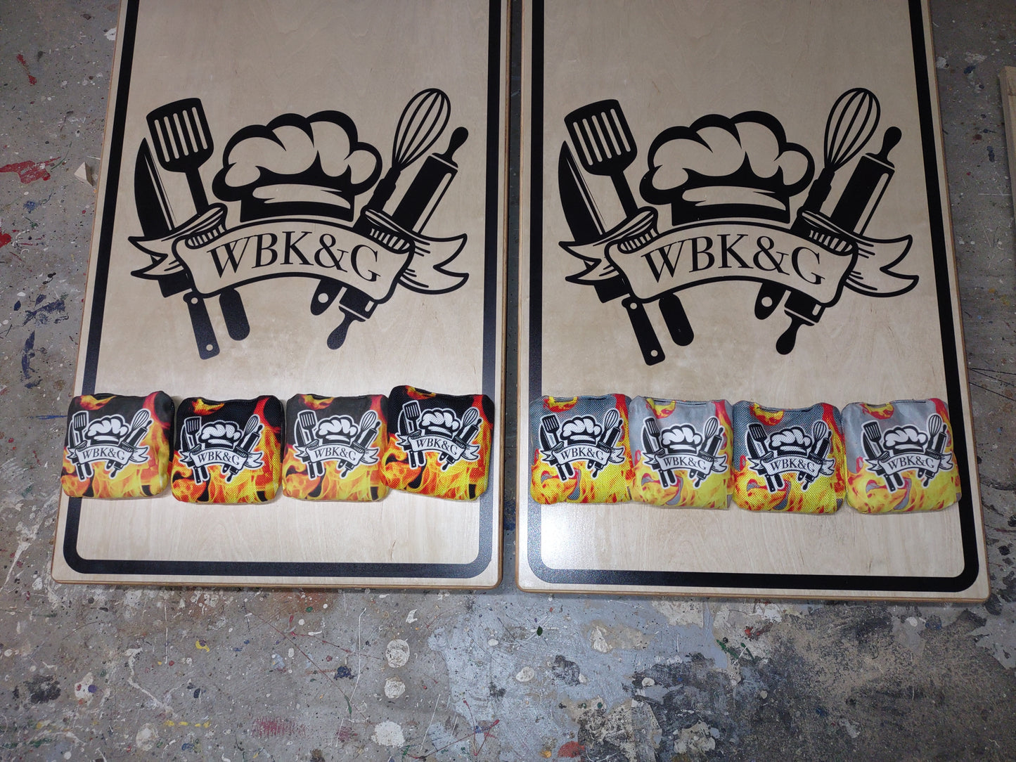 Customized Corporate Logo Corn Hole Set - Boards and Bags