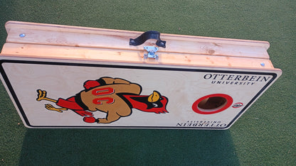 Otterbein Cardinals Custom Corn Hole Boards and Bags