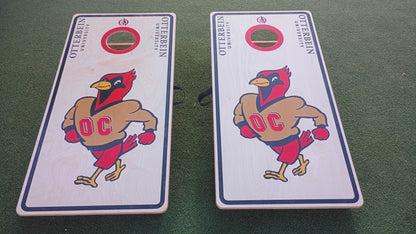 Otterbein Cardinals Custom Corn Hole Boards and Bags
