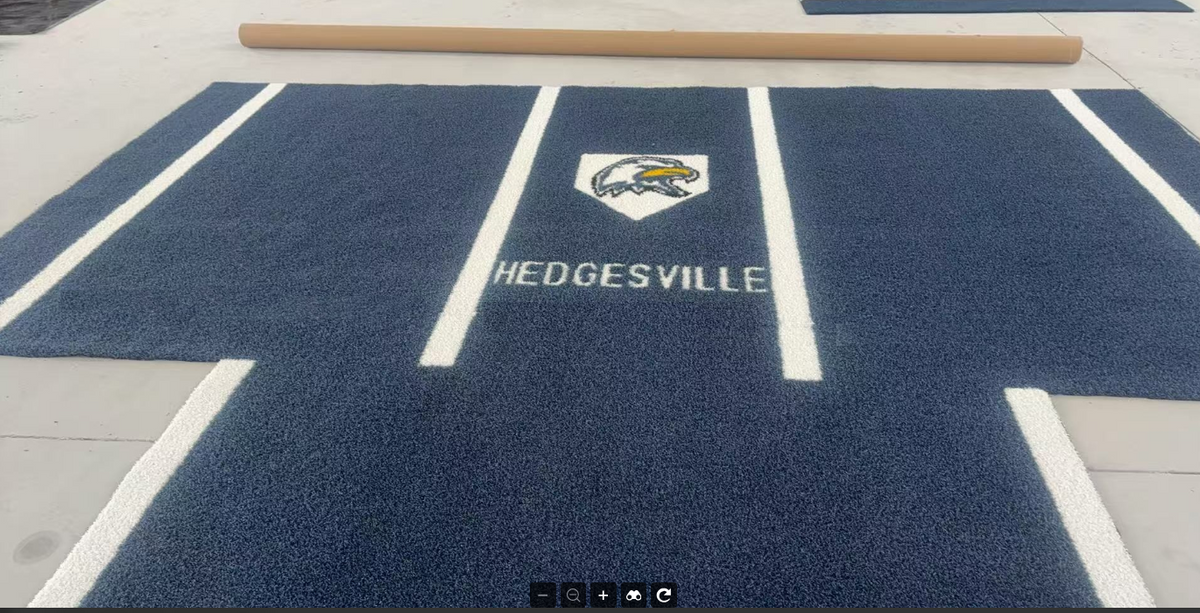 Custom Turf Batters Box and Catchers Area